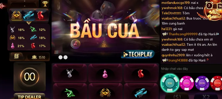 Trải Nghiệm Bầu Cua Livestream Tại ManClub Đỉnh Cao Với Tỷ Lệ Thưởng Cực Khủng