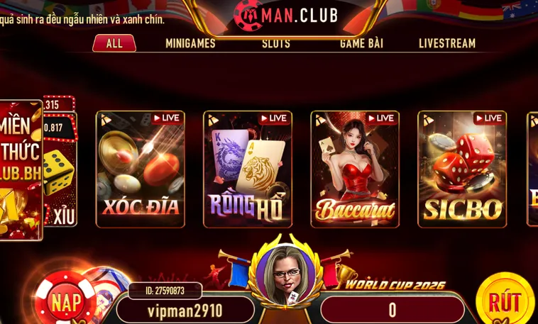 Trải Nghiệm Live Casino Livestream Tại ManClub Đẳng Cấp Với Công Nghệ Hiện Đại