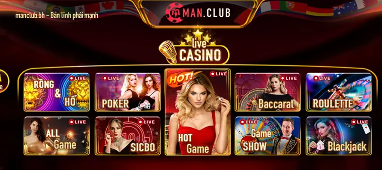 Trải Nghiệm Live Casino Livestream Tại ManClub Đẳng Cấp Với Công Nghệ Hiện Đại