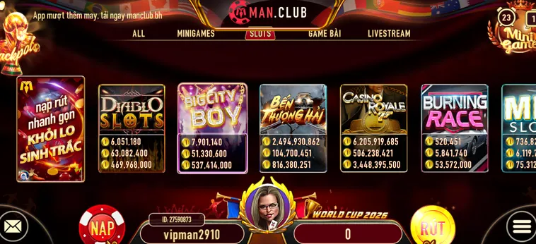 Nổ Hũ ManClub Sân Chơi Quay Thưởng Jackpot Đẳng Cấp Hàng Đầu Hiện Nay
