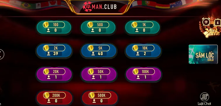Sâm Lốc Tại ManClub Đấu Trường Bài Lá Đỉnh Cao Cho Mọi Game Thủ