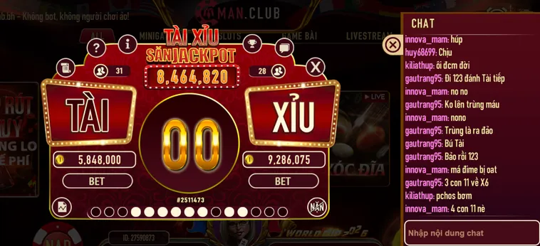 Tài Xỉu Livestream Tại ManClub Trải Nghiệm Sòng Bài Trực Tuyến Đẳng Cấp Nhất Hiện Nay