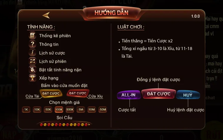 Tài Xỉu Livestream Tại ManClub Trải Nghiệm Sòng Bài Trực Tuyến Đẳng Cấp Nhất Hiện Nay