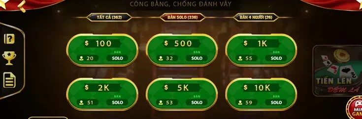 Solo Tiến Lên Đếm Lá Tại ManClub Đấu Trường Sát Phạt Đẳng Cấp Nhất Hiện Nay
