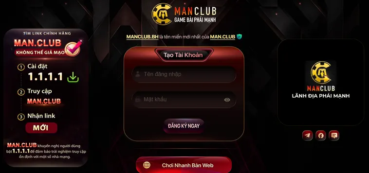 Cổng game bài đổi thưởng ManClub chính là thiên đường giải trí trực tuyến bom tấn sở hữu tỷ lệ quy đổi 1:1 tuyệt đối cùng hệ thống bảo mật tối tân