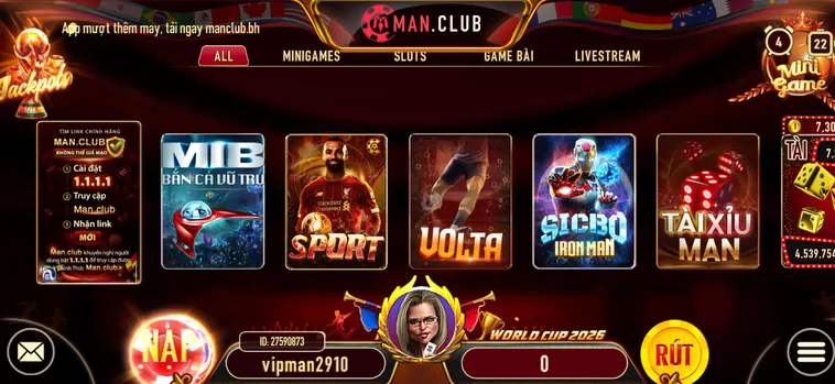 ManClub - Cổng Game Bài Đổi Thưởng Man Club Đẳng Cấp Phái Mạnh