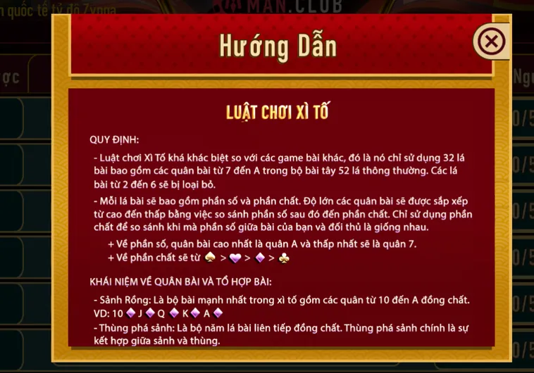 Xì Tố Tại ManClub Sân Chơi Thách Thức Bản Lĩnh Của Những Cao Thủ Đỉnh Cao